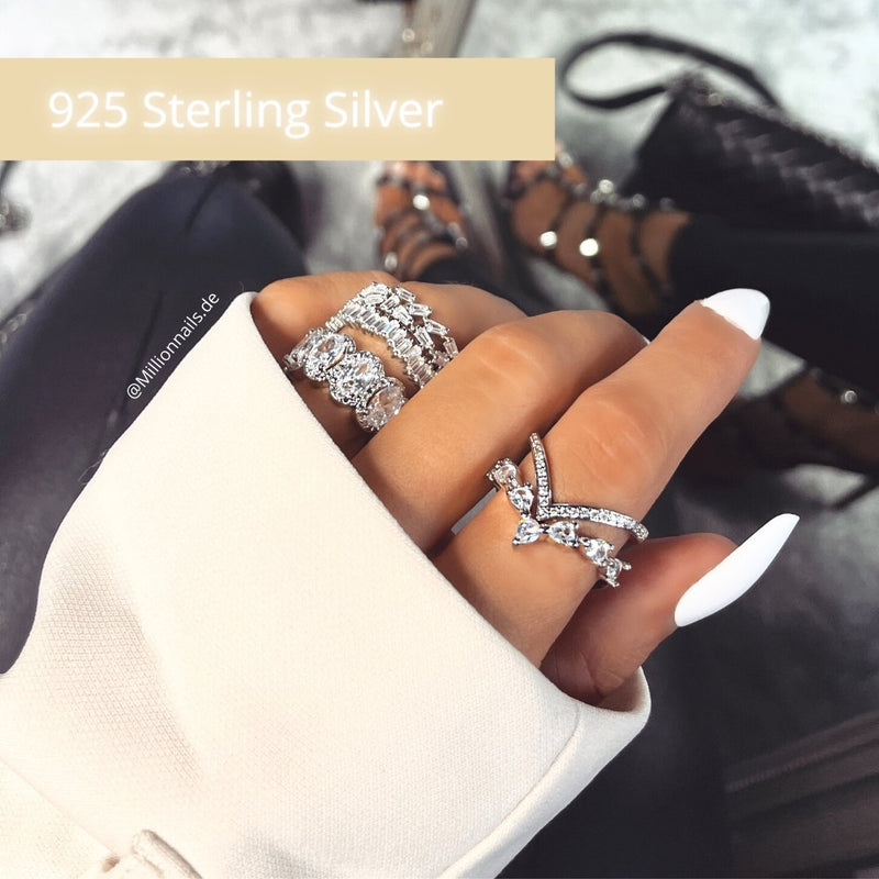Diamond | RING 925 STERLING SILBER