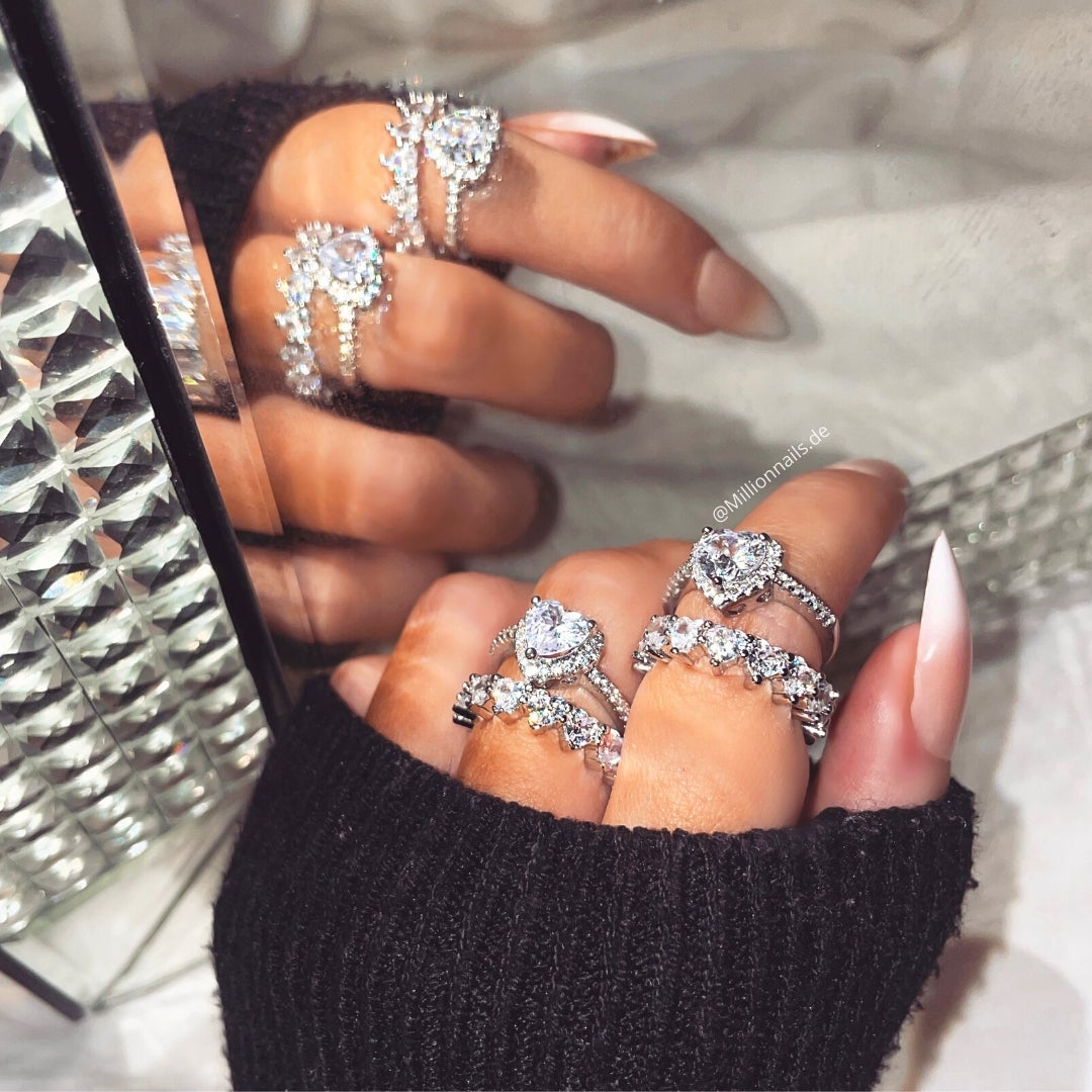 Heart Bundle | RINGE SILBER - Millionnails