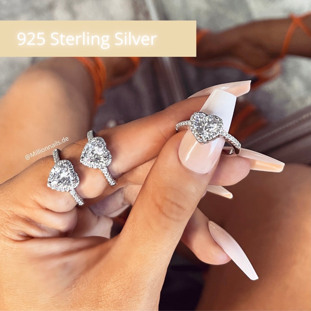 Heart | RING SILBER - Millionnails